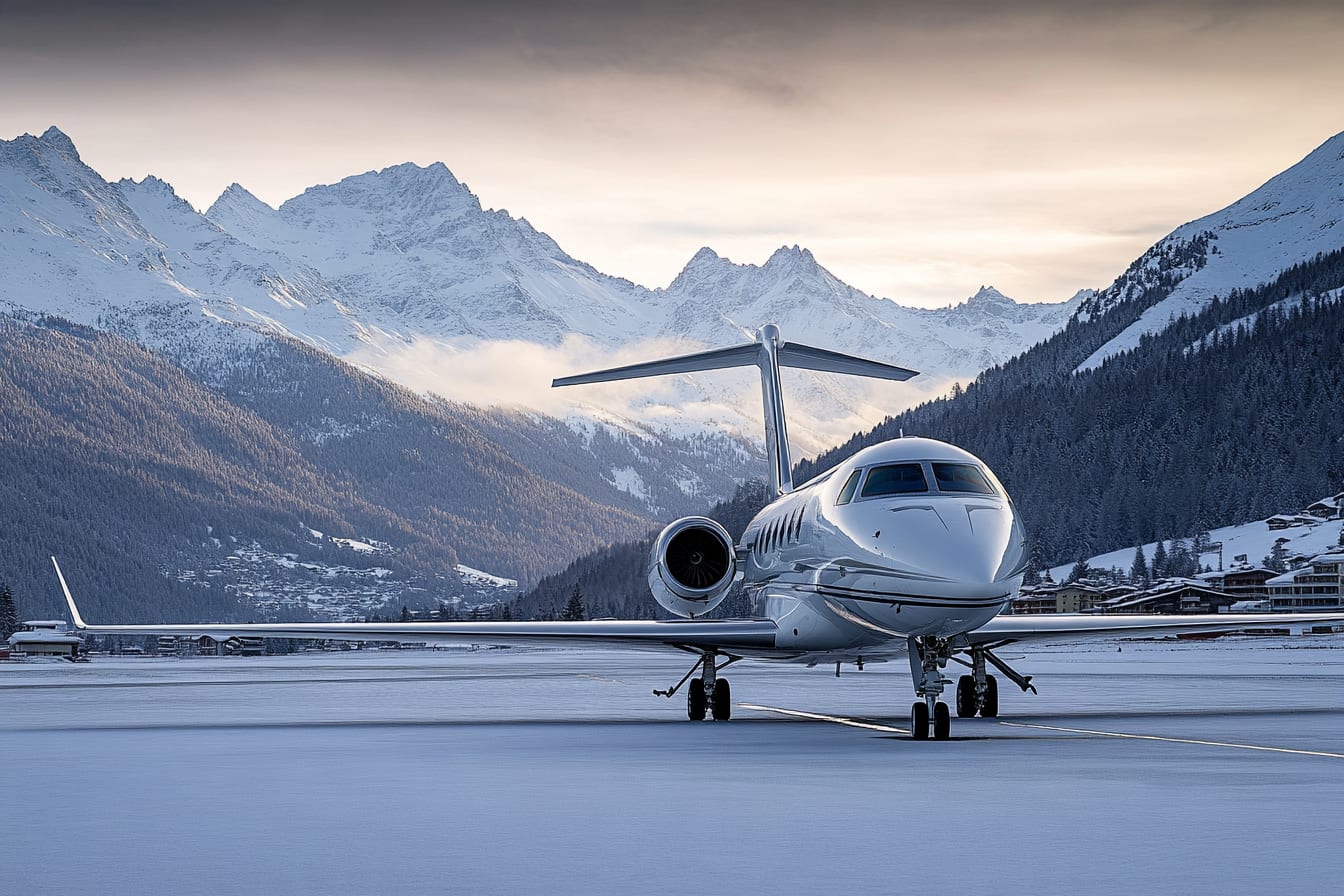 What It Actually Costs to Fly Private to the Alps This Winter